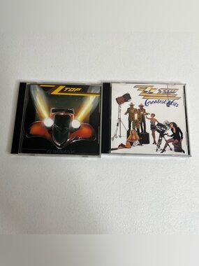 ZZ Top CDs Lot of 2 Eliminator & Greatest Hits Classic Rock 80s Bundle Warner